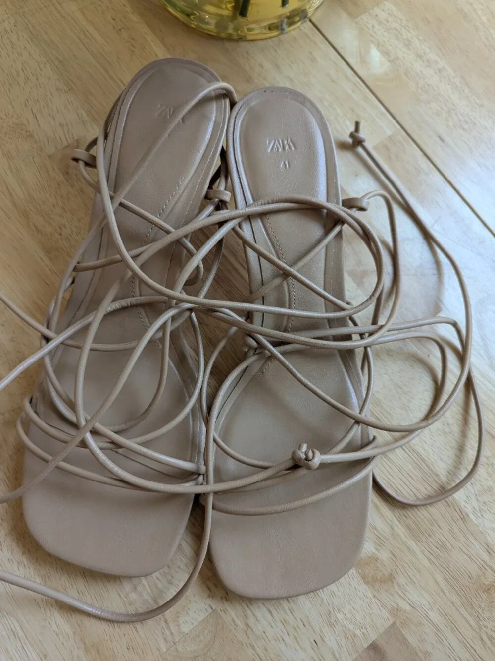 Zara Strappy Kitten Heels - Picture 14 of 15